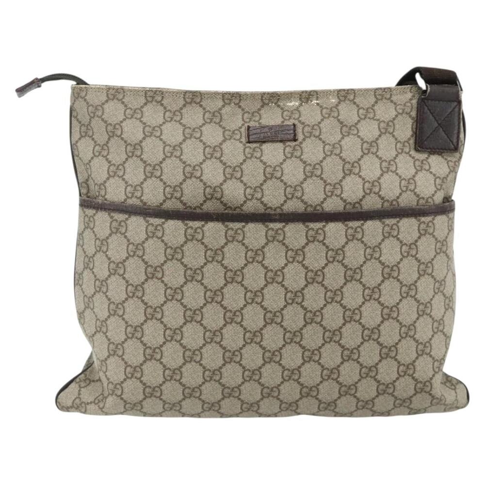Gucci GG Supreme Shoulder Bag Beige